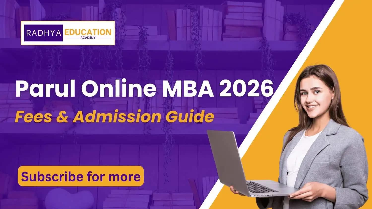 Parul University Online MBA 2026 – Fees, Eligibility, Admission & Specializations
