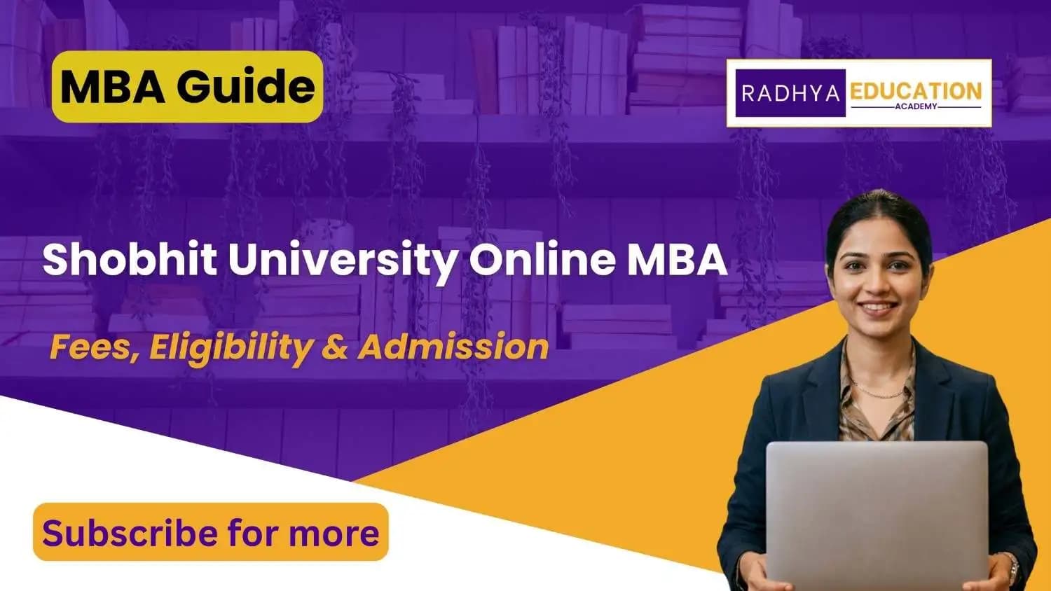 Shobhit University Online MBA 2026
